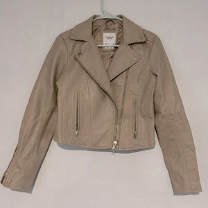 Abercrombie Vegan Leather Jacket